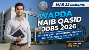 WAPDA Naib Qasid Jobs 2026